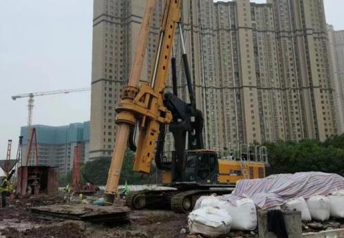 广西崇凭高铁460旋挖桥梁桩施工